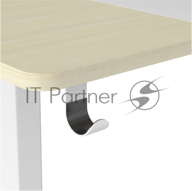 Стол Cactus CS-EDL-WWD столешница МДФ дуб молочный каркас белый