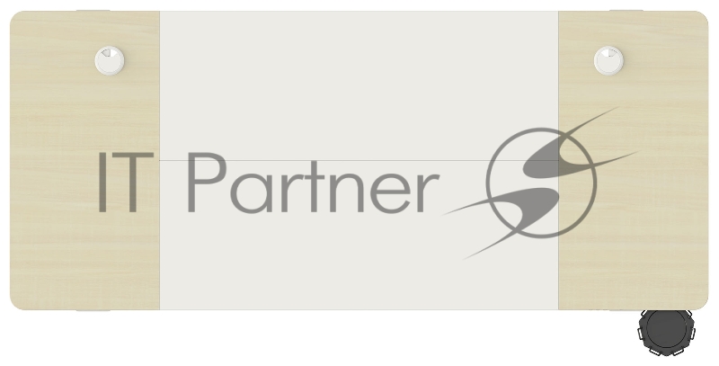 Стол Cactus CS-EDL-WWD столешница МДФ дуб молочный каркас белый