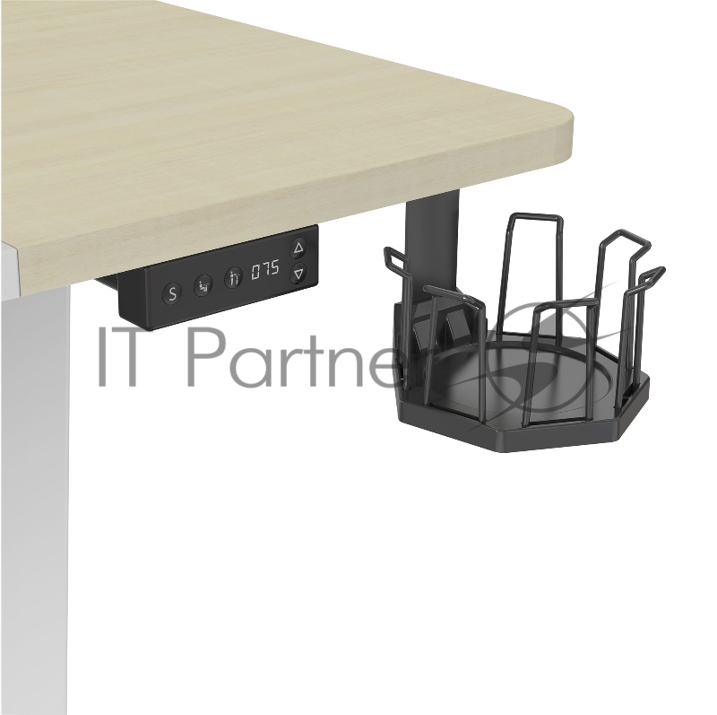 Стол Cactus CS-EDL-WWD столешница МДФ дуб молочный каркас белый