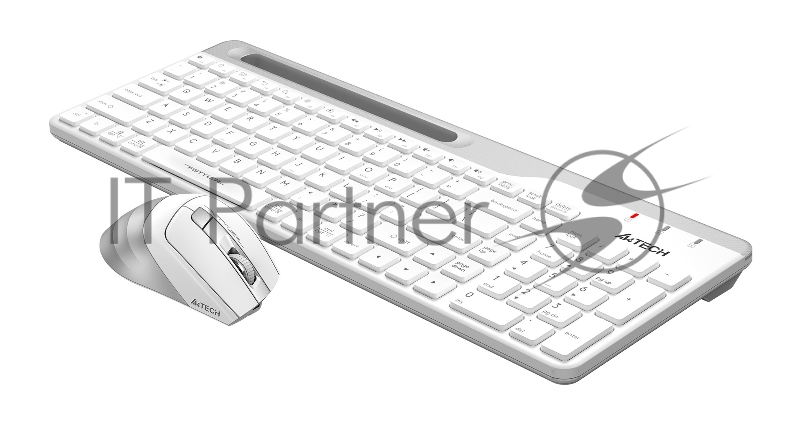 Клавиатура + мышь A4Tech Fstyler FB2535C клав:белый/серый мышь:белый/серый USB беспроводная Bluetooth/Радио slim