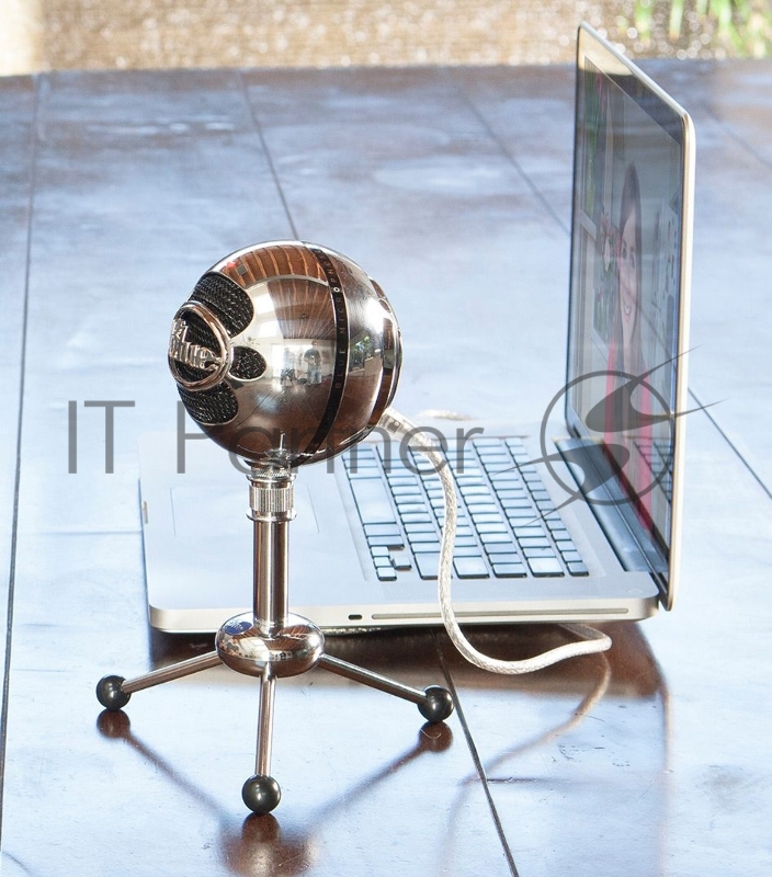 Микрофон проводной Blue Snowball хром/черный