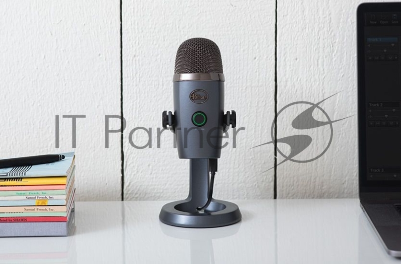 Микрофон проводной Blue Yeti Nano серый