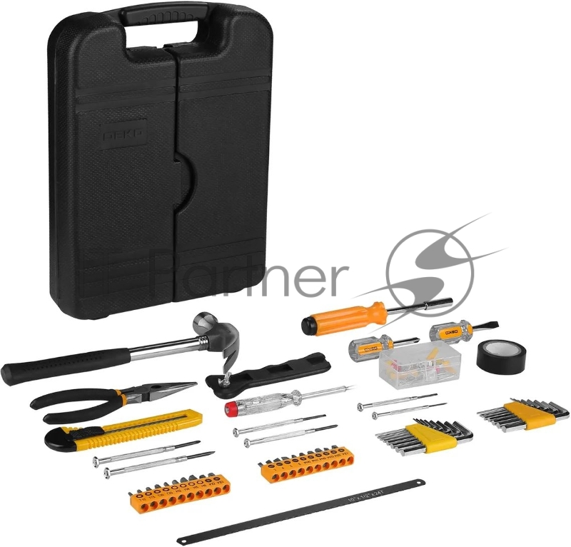 Набор инструментов Deko DKMT142 142 предмета (жесткий кейс)