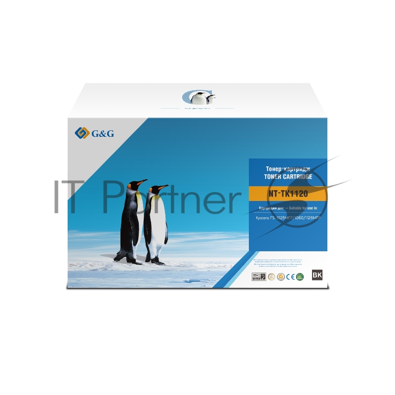 Картридж лазерный G&G NT-TK1120 черный (3000стр.) для Kyocera FS-1025MFP/1060/1125MFP