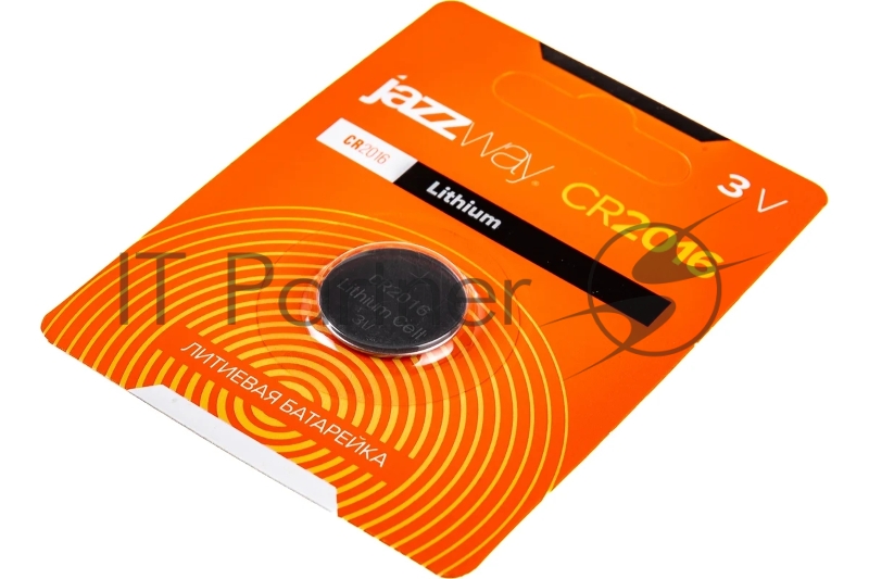 Элемент питания литиевый CR2016 3В BL-1 (блист.1шт) JazzWay 2852830