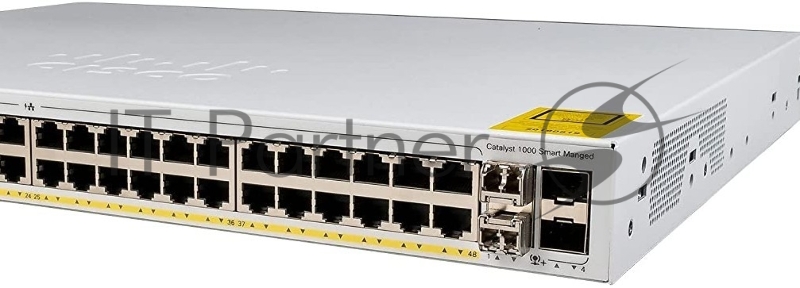 Коммутатор C1000FE-48P-4G-L Коммутатор Catalyst 1000 48 PoE FE, 2x1G SFP ,2X1G combo