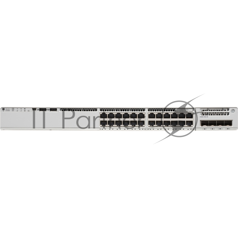 Коммутатор C9300L-24P-4X-E Коммутатор Catalyst 9300L 24p PoE, Network Essentials ,4x10G Uplink