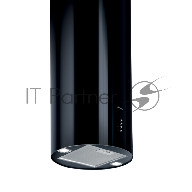 Вытяжка Jet Air, Декоративный дизайн, 43 см, 290 Вт, кнопочное управление, 1200 куб. м. , черная