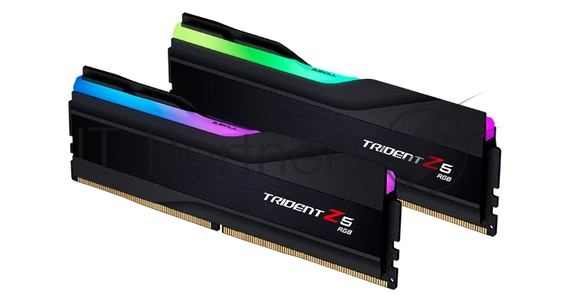 Модуль памяти DDR5 G.SKILL TRIDENT Z5 RGB 64GB (2x32GB) 6000MHz CL30 (30-40-40-96) 1.4V / F5-6000J3040G32GX2-TZ5RK / Black