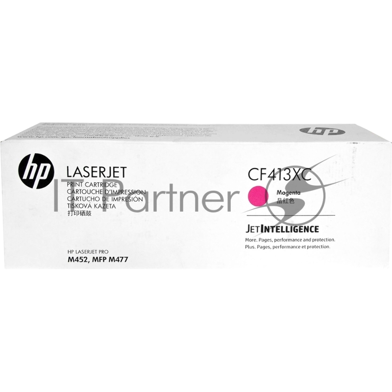 Контрактный картридж HP 410X лазерный пурпурный увеличенной емкости (5000 стр)