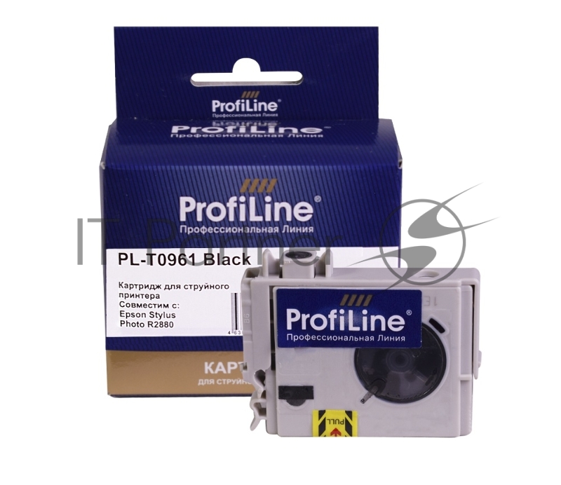 Струйный картридж PL-T0961 для принтеров Epson Stylus Photo R2880 с чернилами Black 11,4 мл ProfiLine