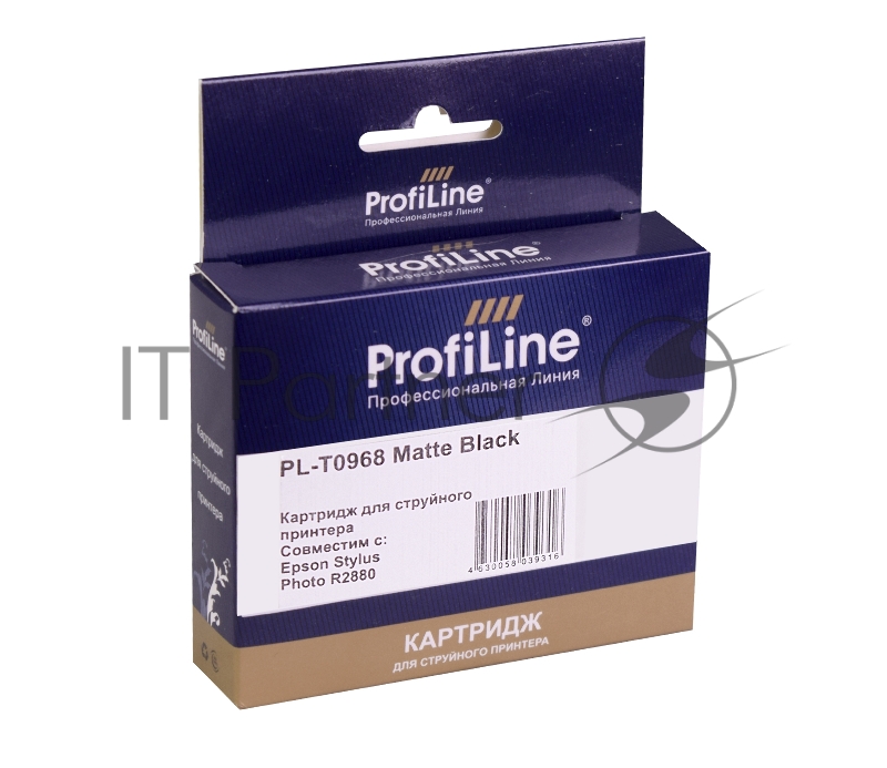 Струйный картридж PL-T0968 для принтеров Epson Stylus Photo R2880 с чернилами Matte Black 11,4 мл ProfiLine