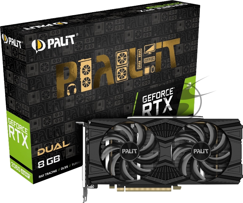 Видеокарта Palit GeForce RTX2060 SUPER 8 ГБ (NE6206S018P2-1160X-1) RTL