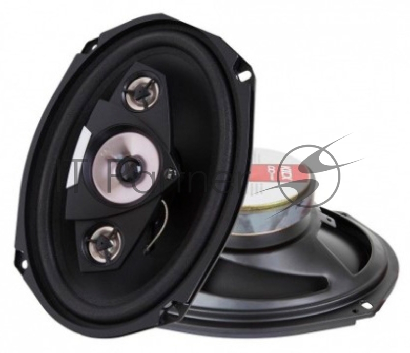 Колонки автомобильные Kicx DC 694MR 180Вт 90дБ 4Ом 16x24см (6x9дюйм) (ком.:2кол.) коаксиальные четырехполосные