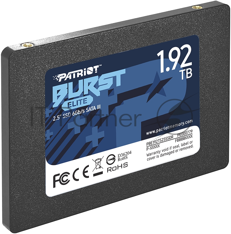 Накопитель SSD Patriot SATA III 1920Gb PBE192TS25SSDR Burst Elite 2.5