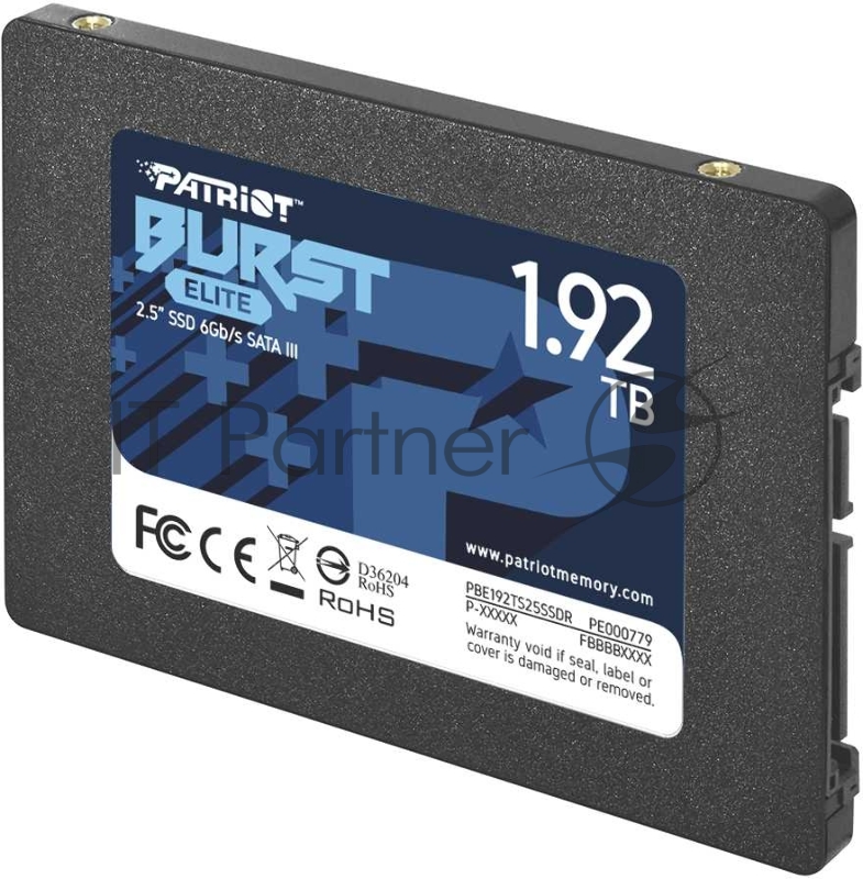 Накопитель SSD Patriot SATA III 1920Gb PBE192TS25SSDR Burst Elite 2.5