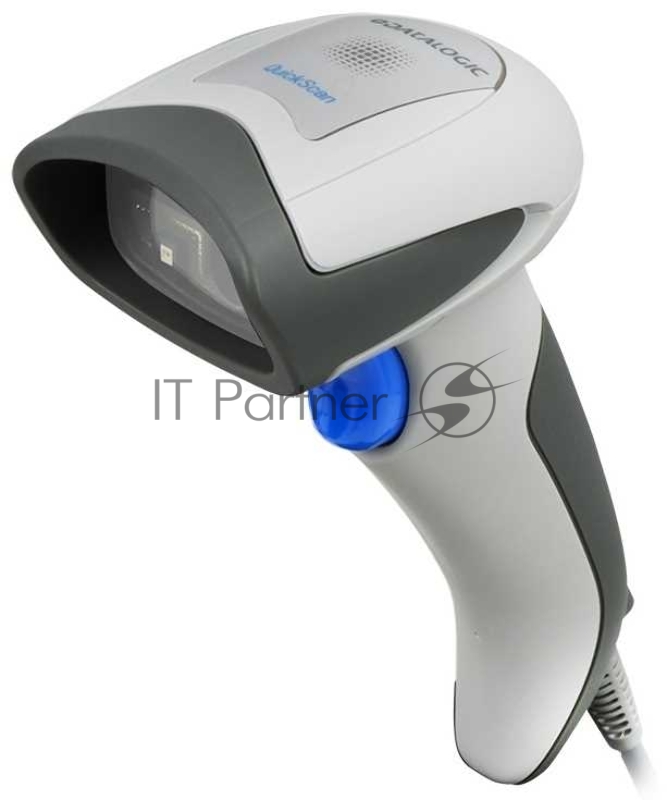 Сканер штрих-кодов Datalogic QuickScan QD2430 QD2430-WHK1 grey {Сканер штрихкодов ручной, 2D имидж, серый, кабель USB}