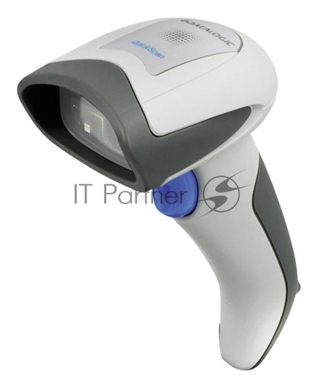 Сканер штрих-кодов Datalogic QuickScan QD2430 QD2430-WHK1 grey {Сканер штрихкодов ручной, 2D имидж, серый, кабель USB}