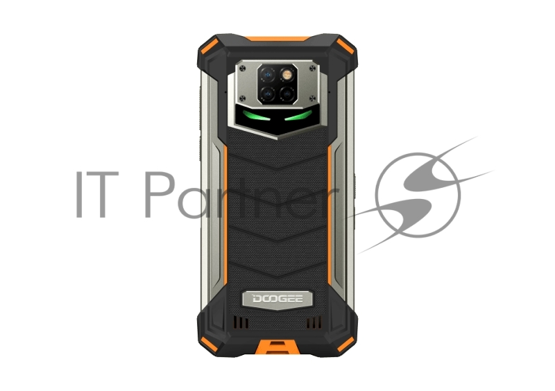 Смартфон Doogee S88 Plus Fire Orange, 6.3 1080x2340, 2.1GHz, 8 Core, 8GB RAM, 128GB, up to 256GB flash, 48 МП + 8 МП + 8МП/16Mpix, 2 Sim, 2G, 3G, LTE, BT v4.2, Wi-Fi, NFC, GPS, Type-C, 10000 мА·ч, Android 10, 372 г, 171,6 ммx85,5 ммx18.7 мм