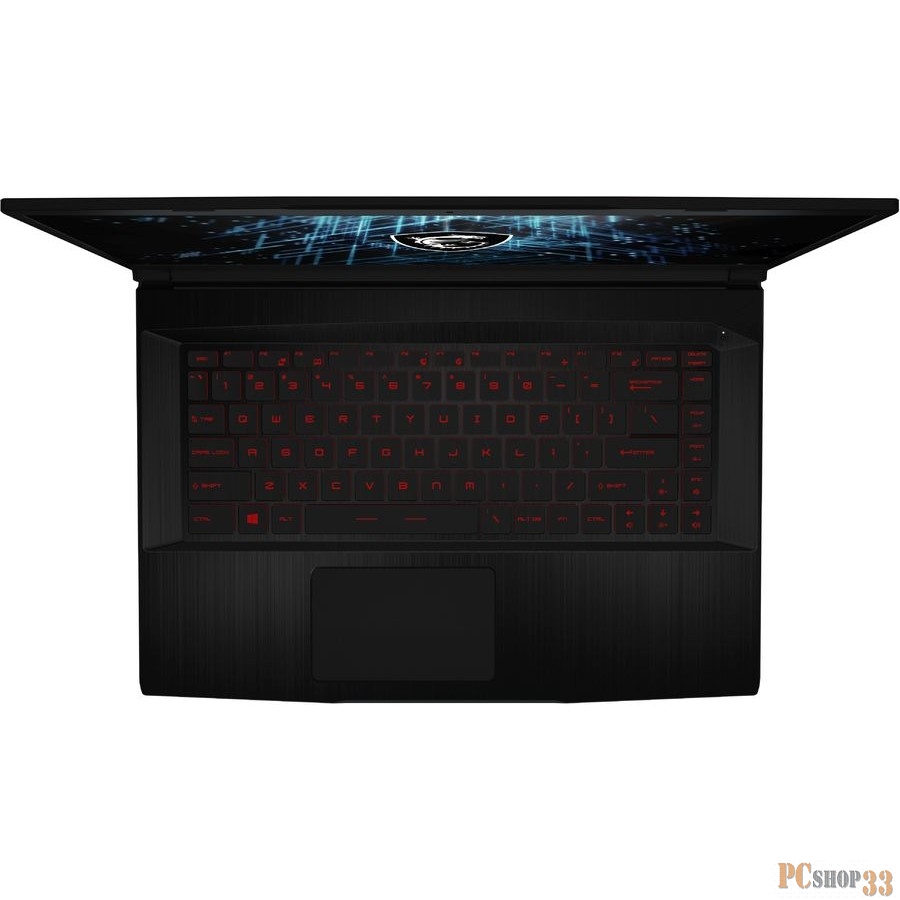 Ноутбук MSI GF63 Thin 11SC-623RU Core i5 11400H 8Gb SSD256Gb NVIDIA GeForce GTX 1650 MAX Q 4Gb 15.6 IPS FHD (1920x1080) Free DOS black WiFi BT Cam