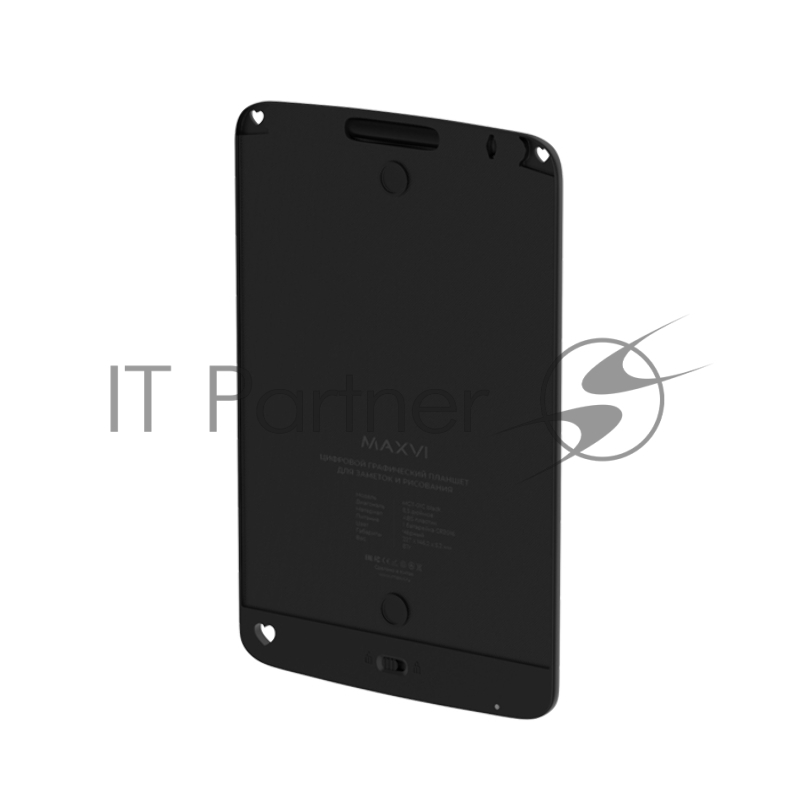 Планшет LCD для заметок и рисования Maxvi MGT-01С black