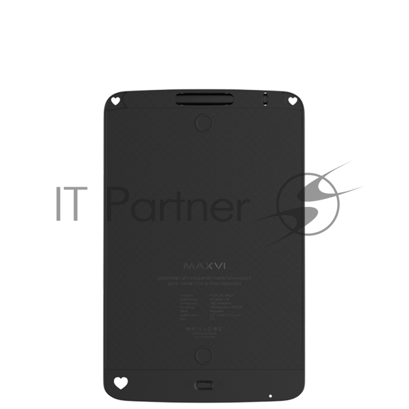 Планшет LCD для заметок и рисования Maxvi MGT-01С black