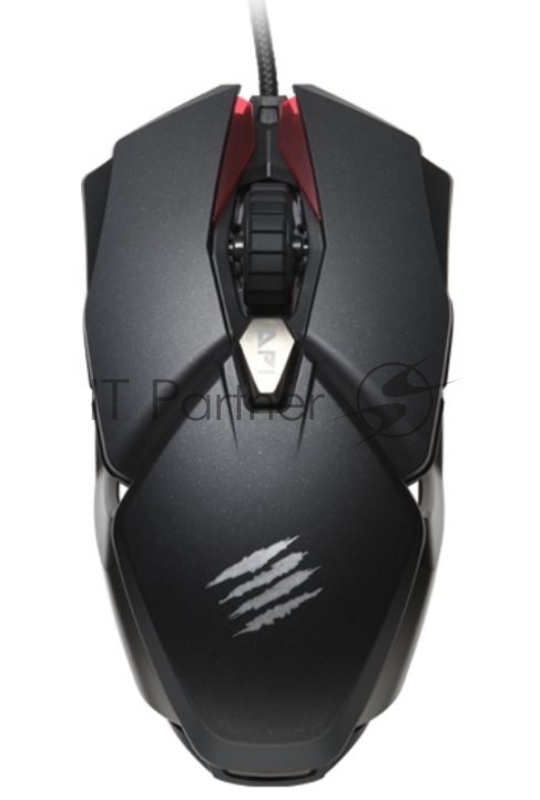Игровая мышь Mad Catz B.A.T. 6+ чёрная (PMW3389, Mad Catz DAKOTA Switch, USB, 8 кнопок, 16000 dpi, RGB подсветка)