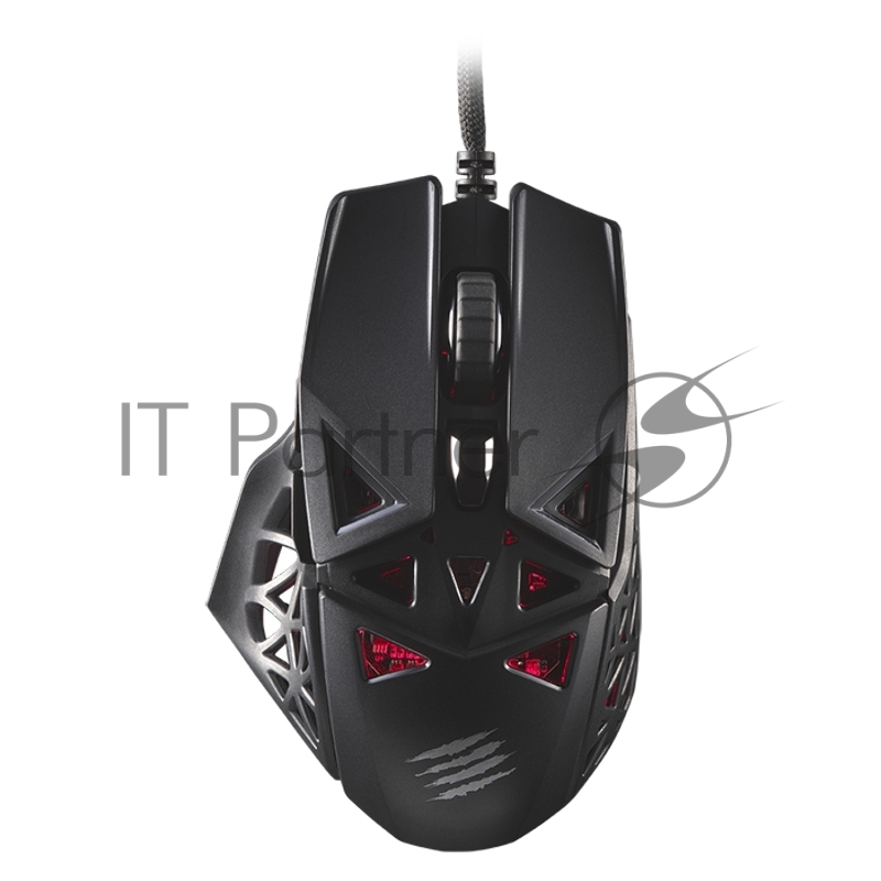 Игровая мышь Mad Catz M.O.J.O. M1 чёрная (PMW3360, Mad Catz DAKOTA Switch, USB, 6 кнопок, 12000 dpi, RGB подсветка)