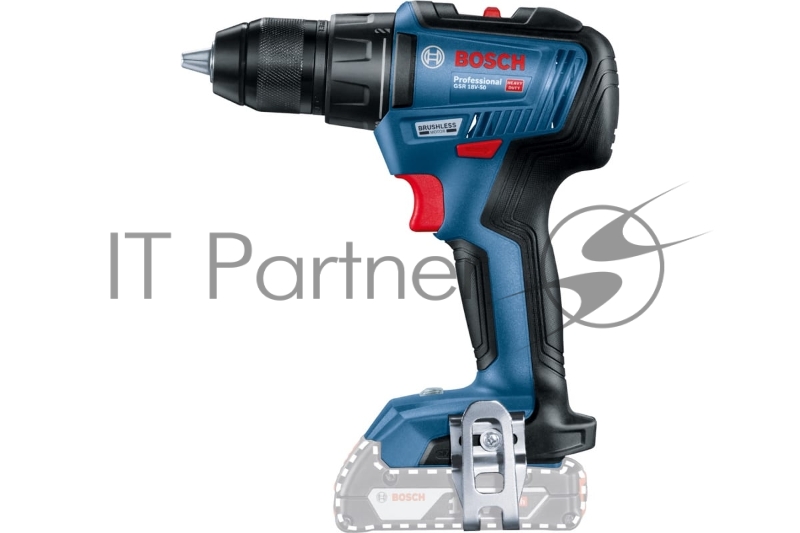 Аккумуляторная дрель-шуруповёрт Bosch GSR 18V-50 (Без АКБ и З/У), 18В, 4А*ч, картон (06019H5006)