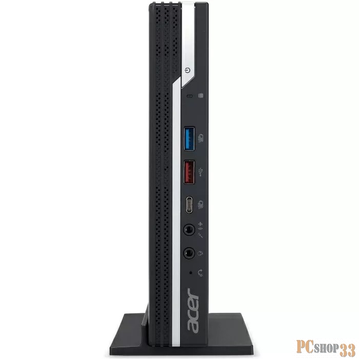 Неттоп Acer Veriton N4680G i7 11700 (2.5) 16Gb SSD512Gb UHDG Windows 10 Professional GbitEth WiFi BT 90W клавиатура мышь черный