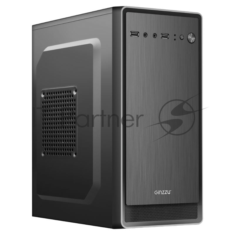 Корпус Ginzzu B180 2*USB 2.0,AU (400W)