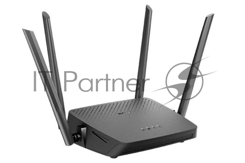 Беспроводной двухдиапазонный гигабитный маршрутизатор D-Link DIR-825/RU/R5A AC1200 Wave 2 с поддержкой MU-MIMO, EasyMesh, 3G/LTE и USB-портом (0465734)