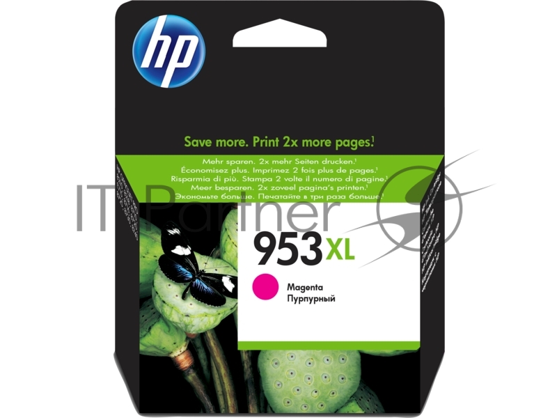 Картридж HP 953XL струйный пурпурный увеличенной емкости (1450 стр)