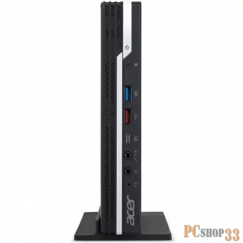Неттоп Acer Veriton N4680G i5 11400 (2.6) 16Gb SSD512Gb UHDG Eshell GbitEth WiFi BT 90W клавиатура мышь черный