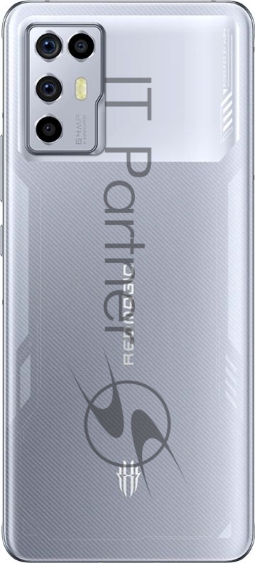 Смартфон Nubia Red Magic 6R 256Gb 12Gb серебристый моноблок 3G 4G 2Sim 6.67 1080x2400 Android 11 64Mpix 802.11 a/b/g/n/ac/ax NFC GPS GSM900/1800 GSM1900 TouchSc Ptotect A-GPS