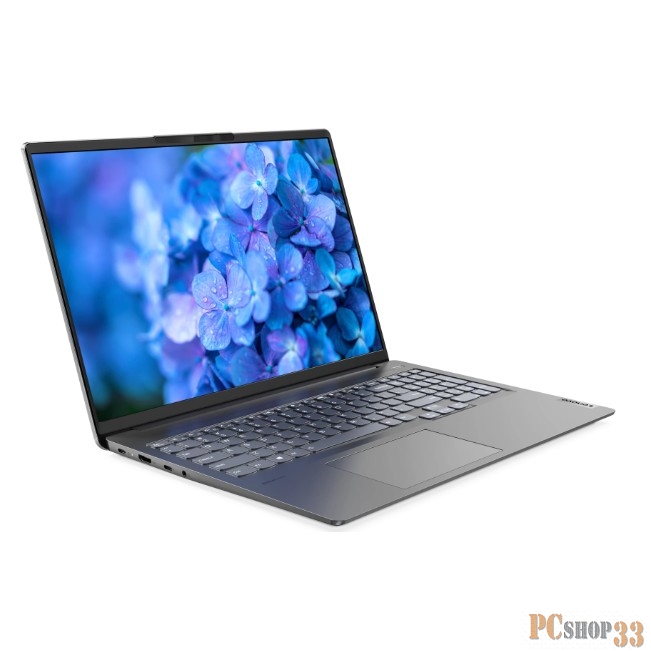 Ноутбук Lenovo IdeaPad 5 Pro 16IHU6 Core i5 11300H 16Gb SSD512Gb NVIDIA GeForce MX450 2Gb 16 IPS WQXGA (2560x1600) noOS grey WiFi BT Cam