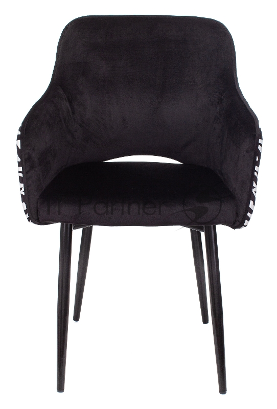 Кресло Бюрократ CH-380F черный зебра на ножках металл