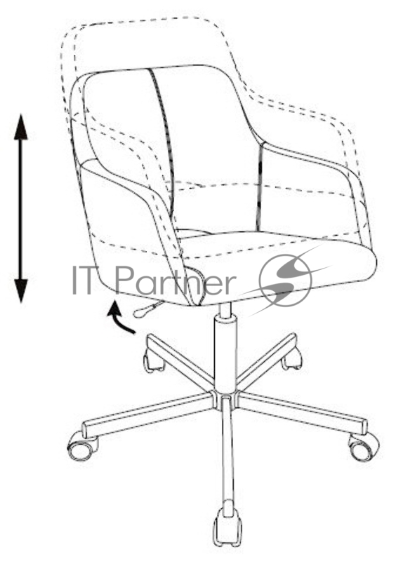 Кресло Бюрократ CH-380M черный зебра крестовина металл