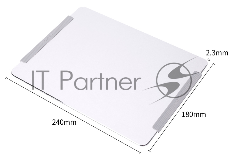 Коврик для мыши Deli NuSign NS816 серебристый