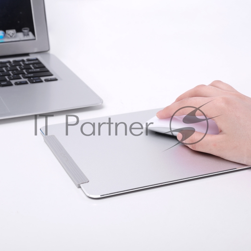 Коврик для мыши Deli NuSign NS816 серебристый