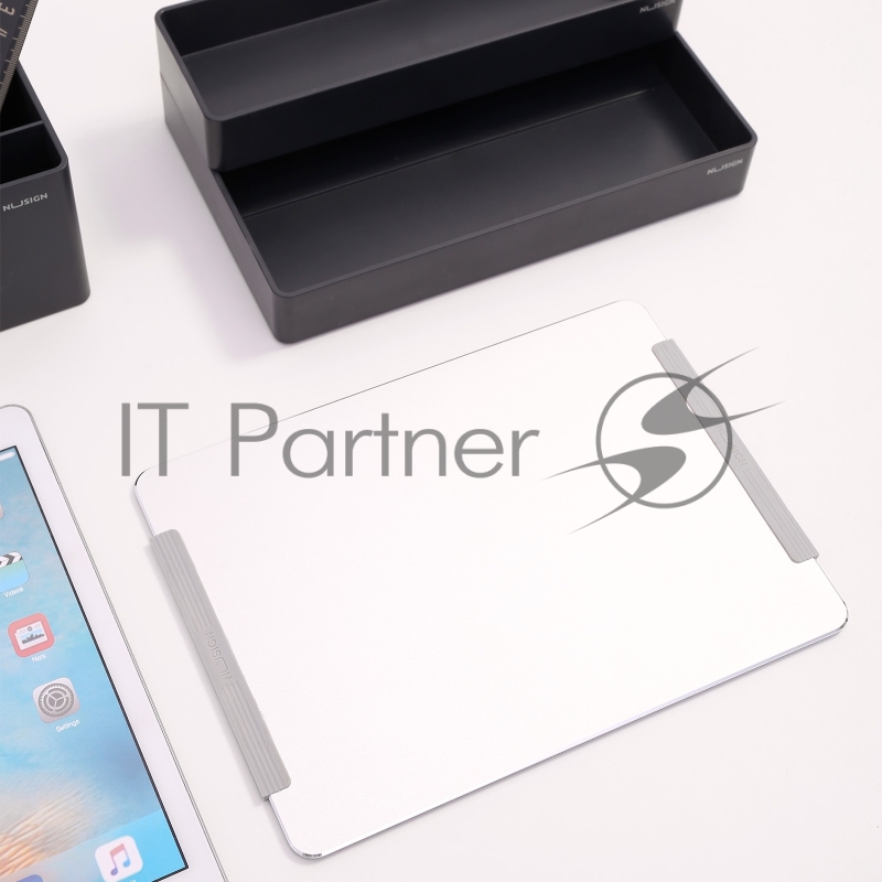 Коврик для мыши Deli NuSign NS816 серебристый