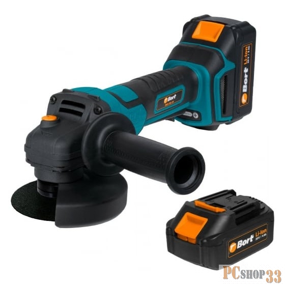 Машина шлифовальная угловая Bort BWS-20Li-SR аккумуляторная (93412215)