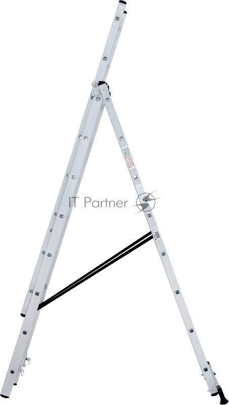 Лестница Новая Высота NV1230 двусторонняя алюминий трехсекционнаясекц. 8ступ. (1230308Y)