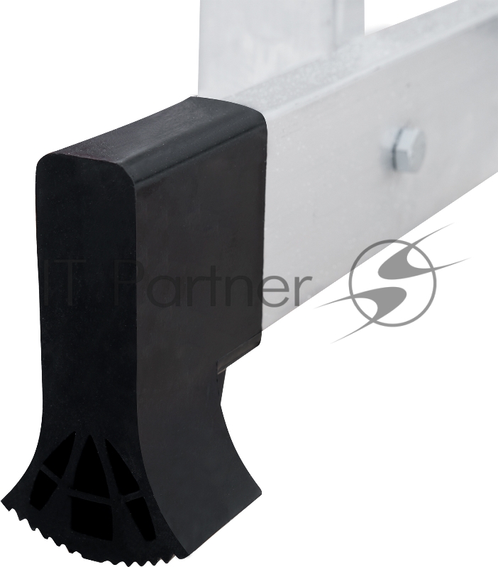 Лестница-помост Новая Высота NV1415 двусторонняя алюминий 6ступ. полупроф. (1415206)