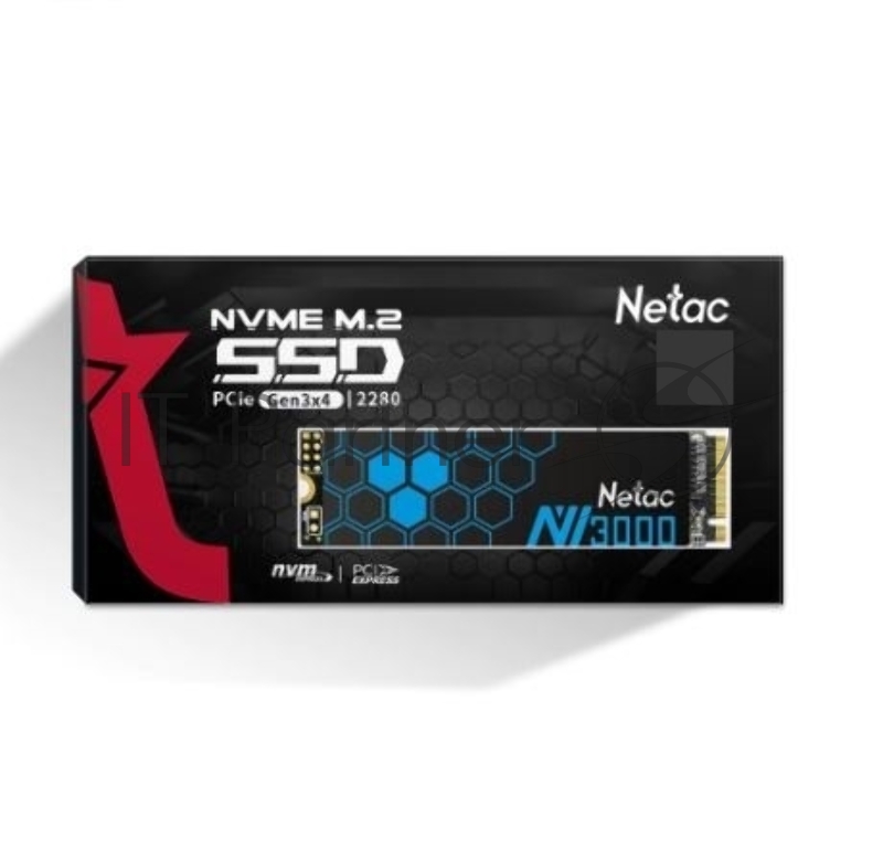Накопитель SSD M.2 Netac 2.0Tb NV3000 Series <NT01NV3000-2T0-E4X> Retail (PCI-E 3.0 x4, up to 3100/2100MBs, 3D NAND, 1200TBW, NVMe 1.3, 22х80mm, heatsink)