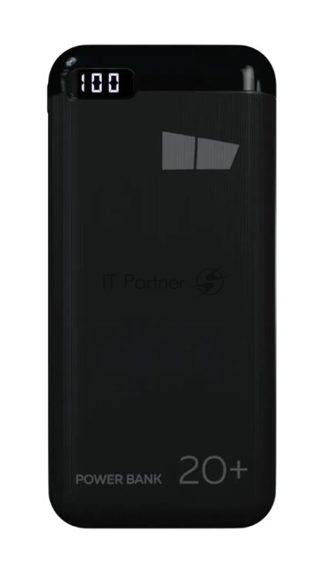 Внешний аккумулятор 20000mAh Smart 3USB Type-C 3A PD 20W+QC3.0 быстрая зарядка More choice PB32S-20 (Black)