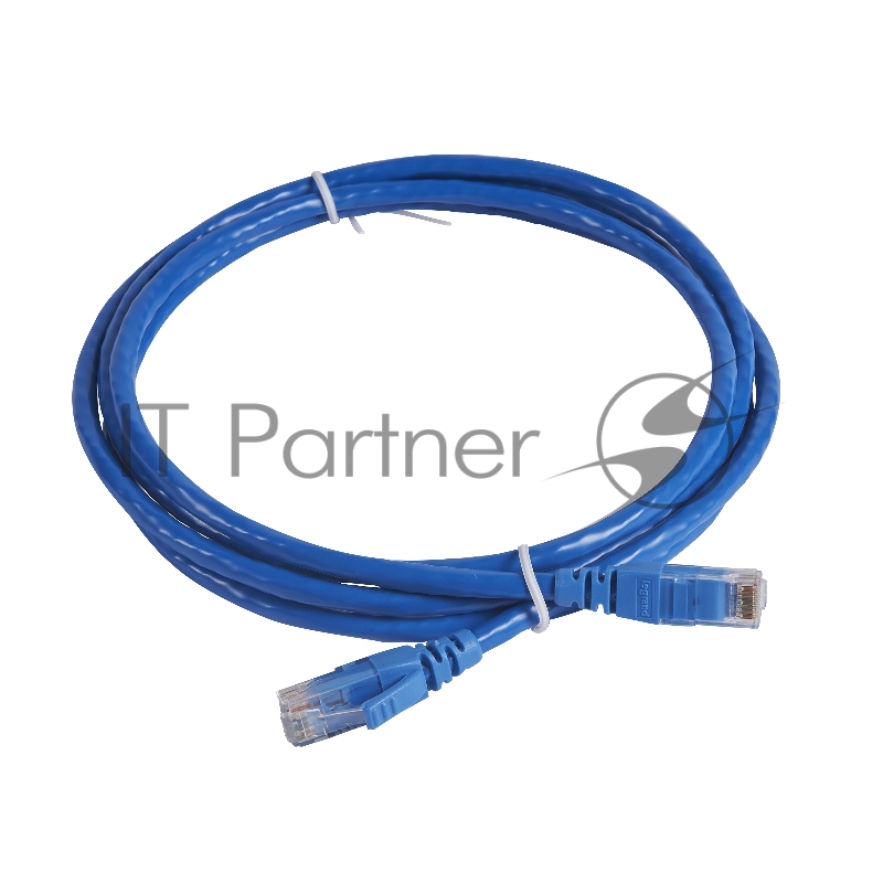 Патч-корд RJ45, кат. 6, U/UTP, ПВХ, голубой, 2.0 м, LCS3