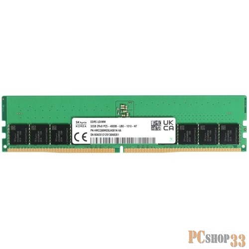 Модуль памяти Hynix DDR5 32GB 4800 MT/s HMCG88MEBUA081N