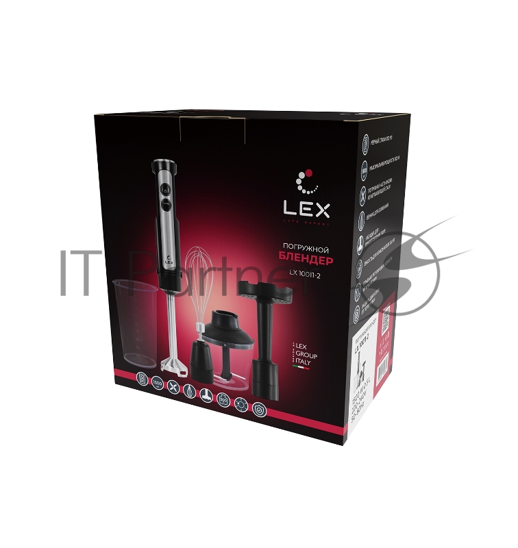 Блендер ручной (черный) LEX LX 10011-2