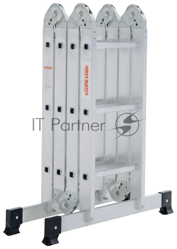 Лестница Новая Высота NV1320 трансформер алюминий четырехсекционнаясекц. 3ступ. (1320403Y)